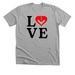 LOVE Shirt, a Athletic Heather Premium Unisex Tee