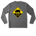 OBRC Performance Shirt, a Grey Concrete Heather Unisex Performance Long Sleeve Tee (back-view)