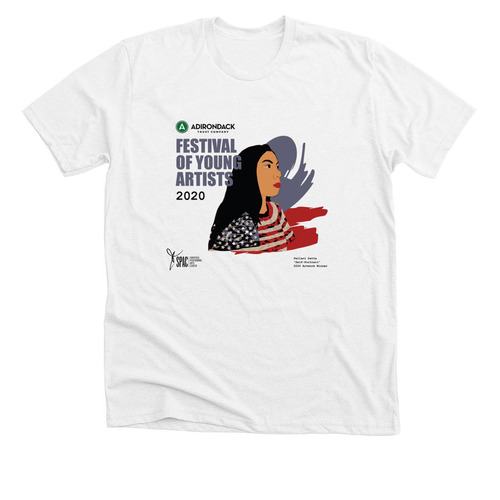 Festival of Young Artists 2020 T-shirt&nbsp;, a Solid White Blend Premium Unisex Tee