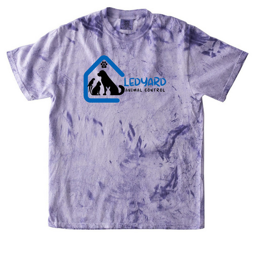 Ledyard Animal Control Shirts, a Amethyst Comfort Colors Colorblast Tee