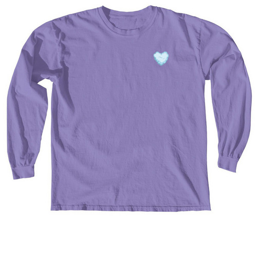 "On Cloud Nine" Long Sleeve, a Violet Comfort Colors Long Sleeve Tee