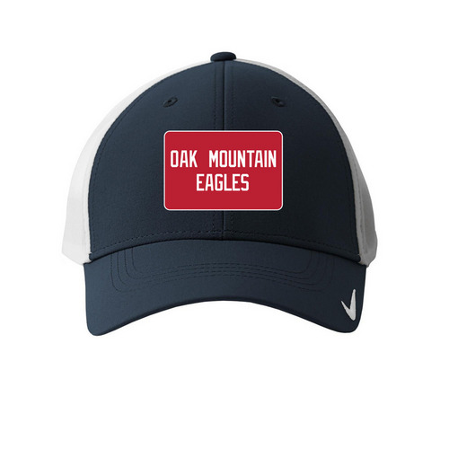 Oak Mountain Eagles Nike Dri-Fit Cap, a Navy/ White Printed Nike Dri-FIT Legacy Performance Cap