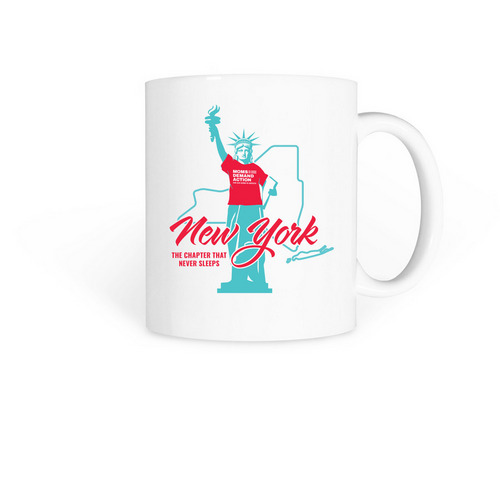 NY never sleeps but coffee helps, a White Coffee Mug
