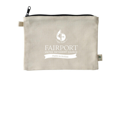 Pouch, a Natural 9"x7" Hemp Blend Pouch