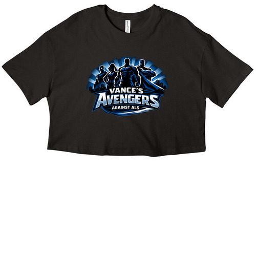 Women?s crop top, a Black Women?s Cropped Cotton Tee