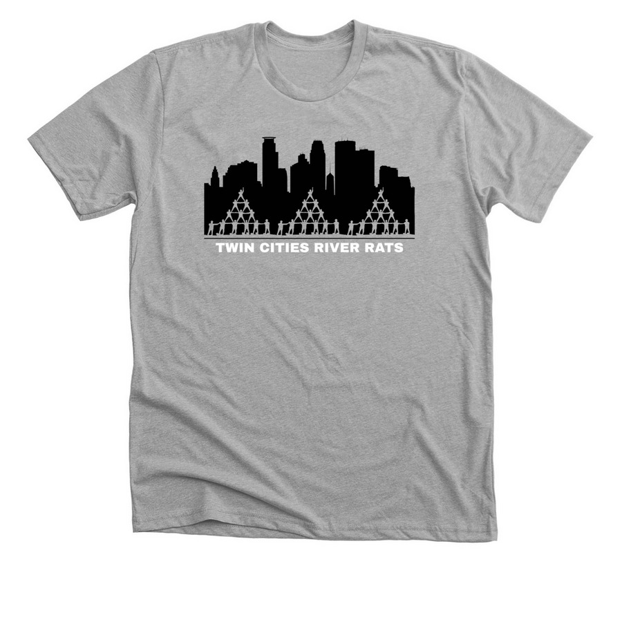 TCRR Skyline T-Shirt, a Athletic Heather Premium Unisex Tee
