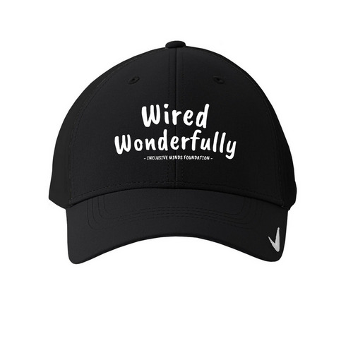 Wired wonderfully, a Black Printed Nike Dri-FIT Legacy Performance Cap