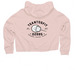 THE 02885 COLLECTION, a Blush Women?s Lightweight Cropped Hoodie (back-view)