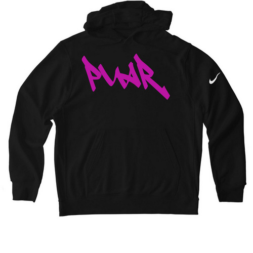 PUAR X NIKE, a Black Nike Club Fleece Pullover Hoodie