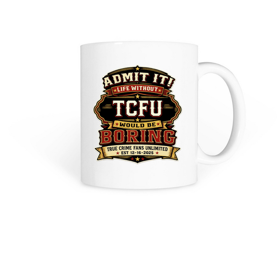TFCU Mugs, a White Coffee Mug