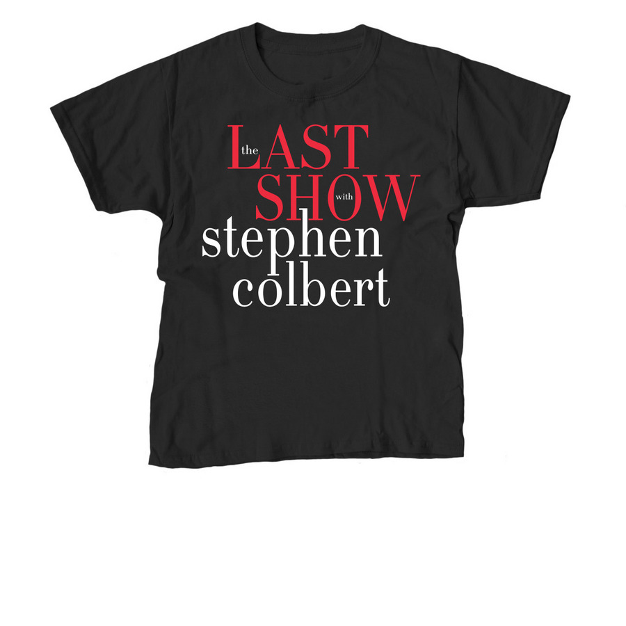 The Last Show With Stephen Colbert T Shirt, a Black Youth Unisex Tee