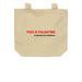 This Is Palestine Tote, a Oyster Organic Cotton Tote Bag