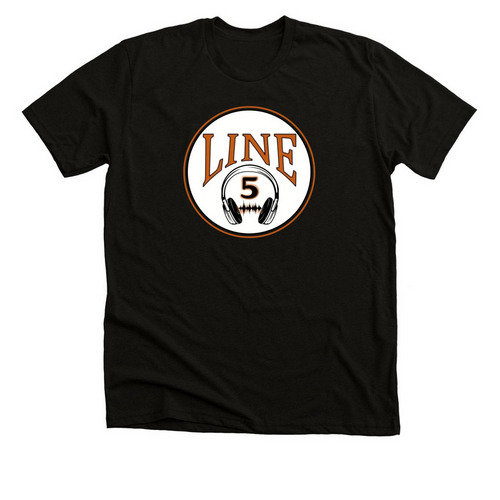 Official Line 5 Band Merch, a Solid Black Blend Premium Unisex Tee