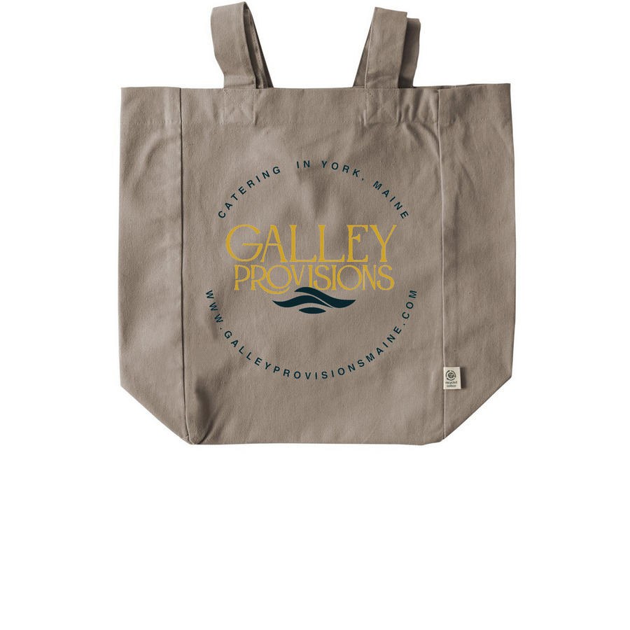 Galley Provisions Recycled Tote, a Pumice Recycled Cotton Tote Bag
