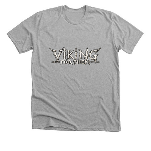 Viking For Them ? Official Merch, a Athletic Heather Premium Unisex Tee