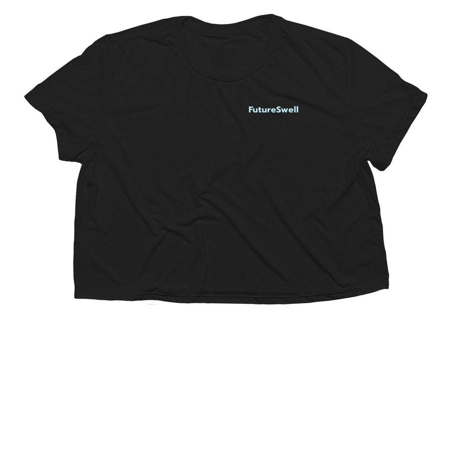 Everything Ocean Classic Crop, a Black Women?s Flowy Cropped Tee