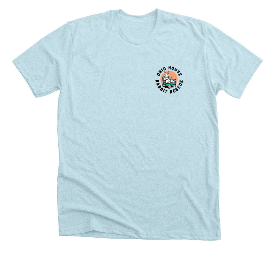 From Rescue to Resort&nbsp;, a Heather Ice Blue Premium Unisex Tee