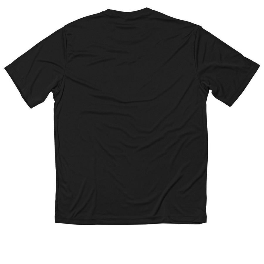 EPHS Flag Performance Collection, a Black Classic Performance Tee (back-view)
