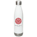 Rose Hill Steel Water Bottle, a White Stainless Steel Water Bottle