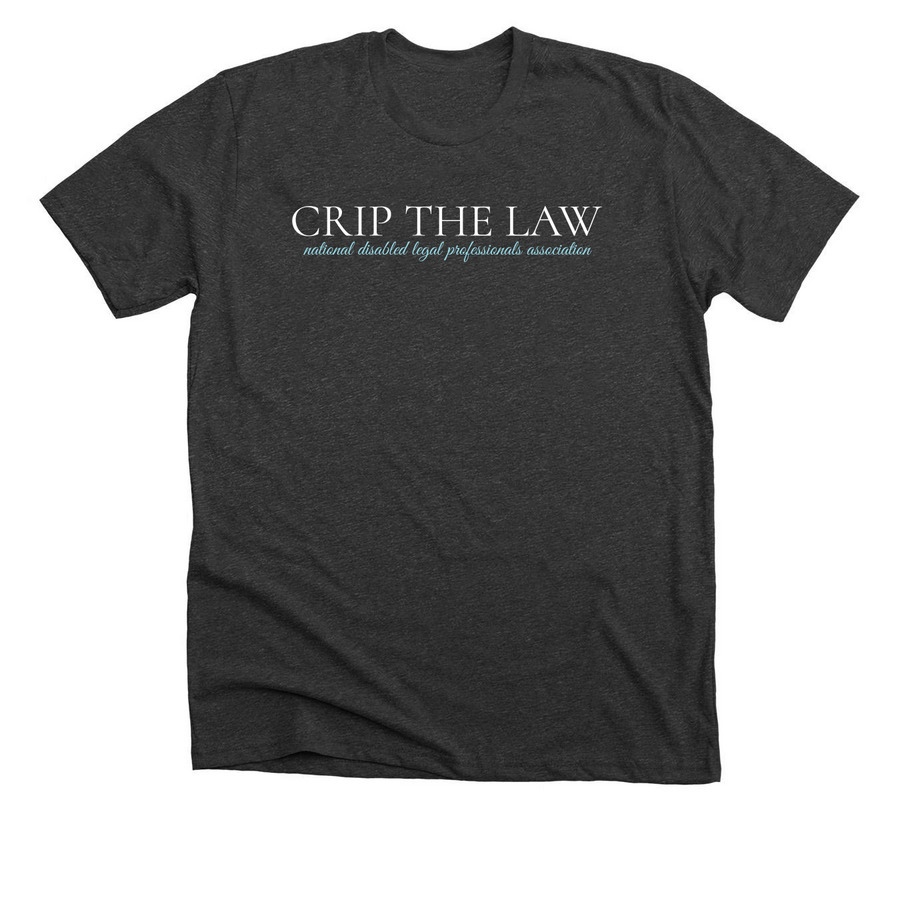 Crip the Law Basic Tee, a Dark Grey Heather Premium Unisex Tee