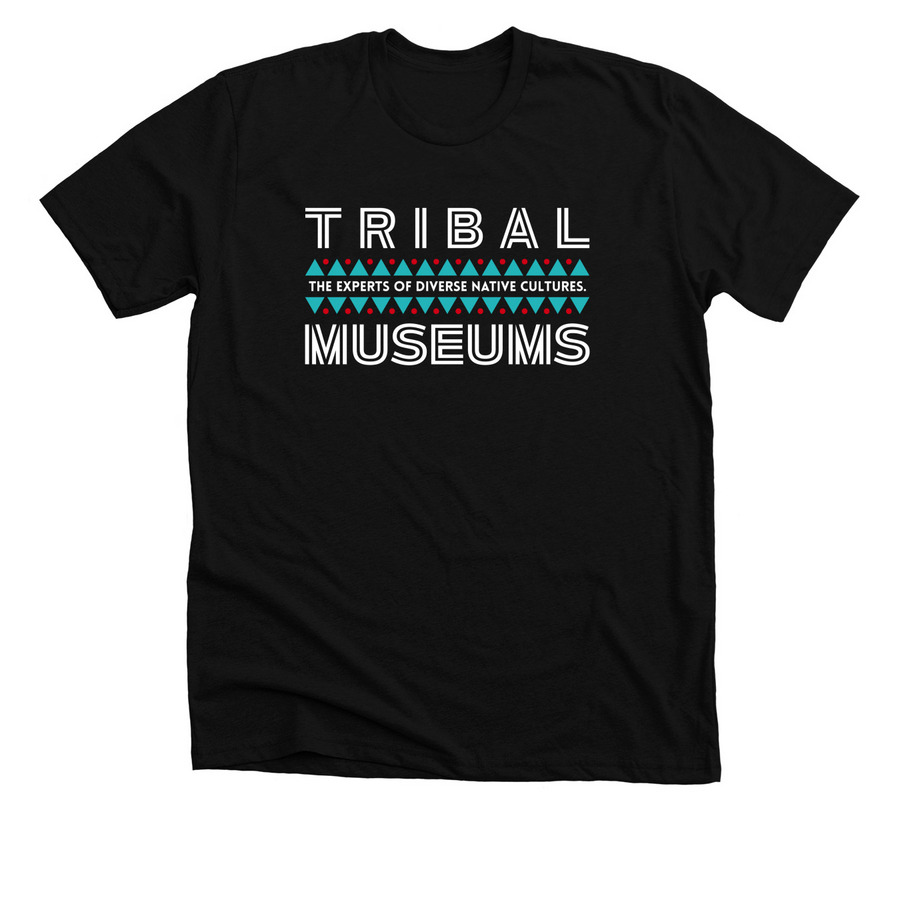 Tribal Museums, a Solid Black Blend Premium Unisex Tee