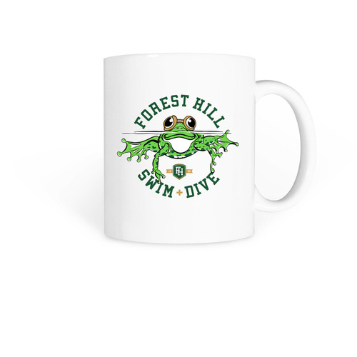 FH Swim Mug, a White Coffee Mug