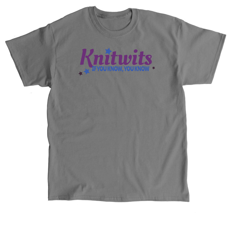 Knitwits, a Charcoal Classic Unisex Tee