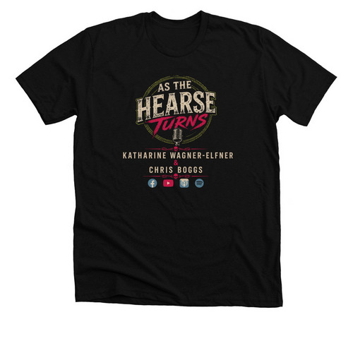 As The Hearse Turns 01, a Solid Black Blend Premium Unisex Tee