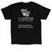Cpep Pride, a Black Classic Unisex Tee (back-view)