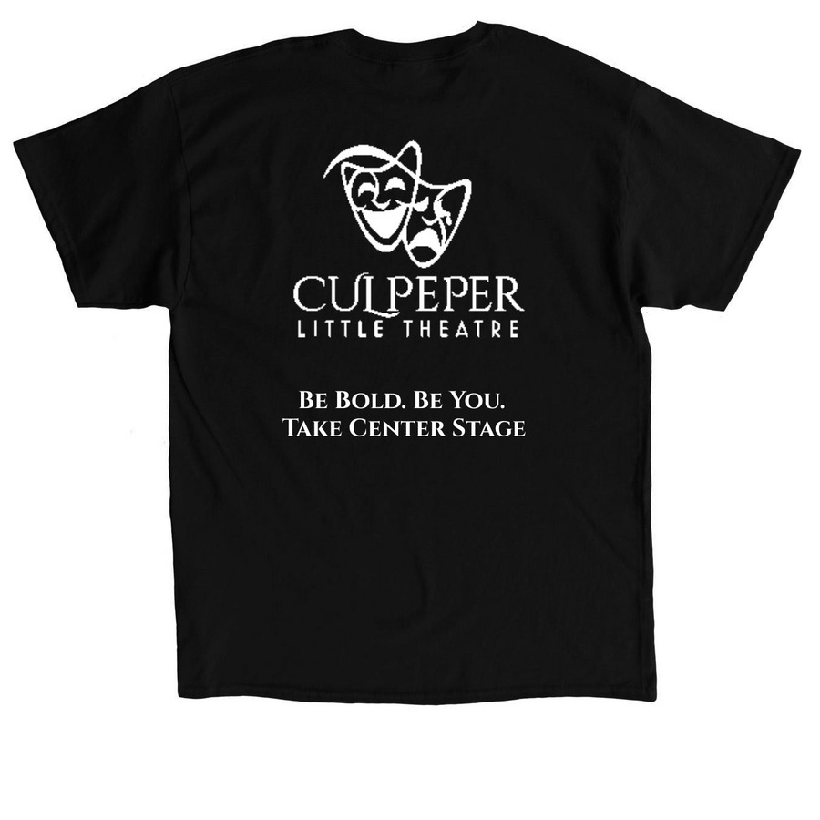 Cpep Pride, a Black Classic Unisex Tee (back-view)