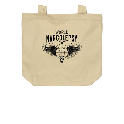 World Narcolepsy Day 2025 - Tote Bags, a Oyster Organic Cotton Tote Bag