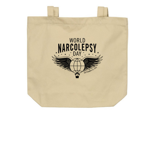 World Narcolepsy Day 2025 - Tote Bags, a Oyster Organic Cotton Tote Bag