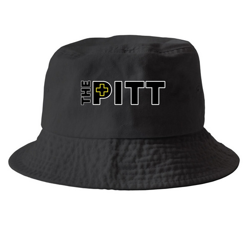 The Pitt logo Hats, a Black Printed Bucket Hat