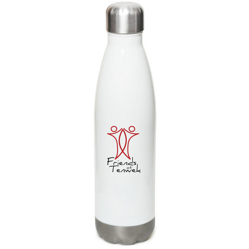 FOT Water Bottle, a White Stainless Steel Water Bottle