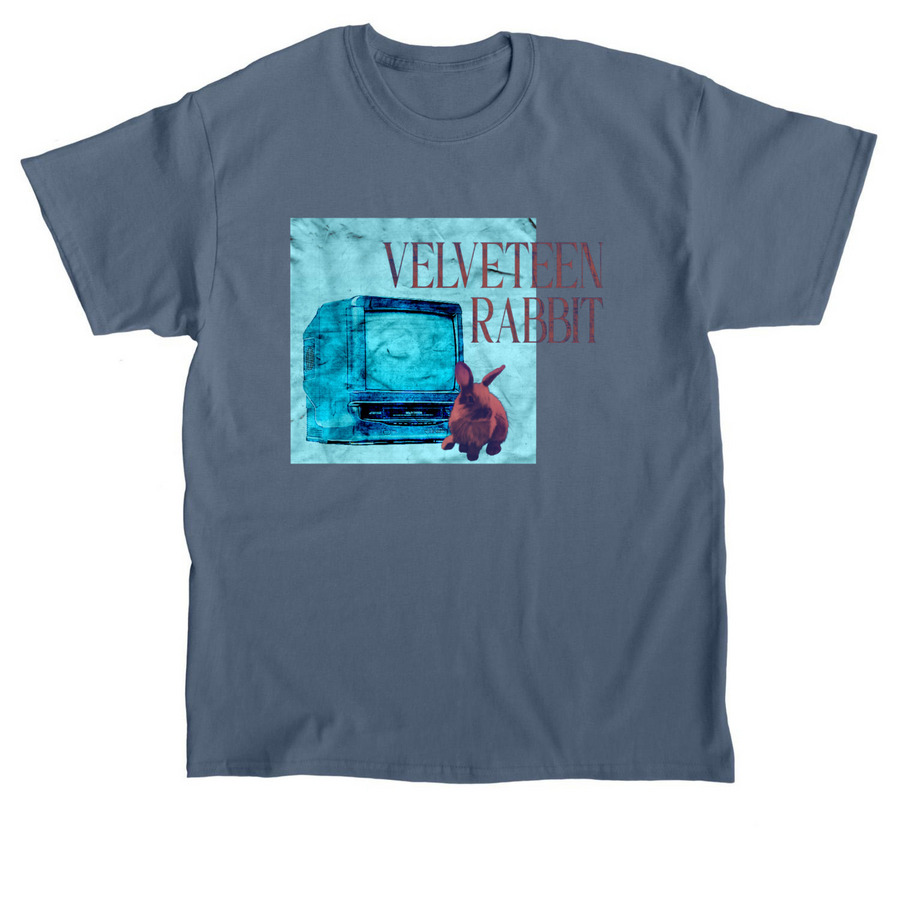 VELVETEEN RABBIT Blue Graphic&nbsp;, a Indigo Blue Classic Unisex Tee