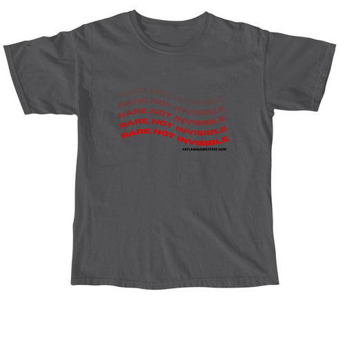 Rare, Not Invisible, a Pepper Comfort Colors Unisex Tee