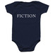 Fiction Onesie, a Navy Infant Onesie