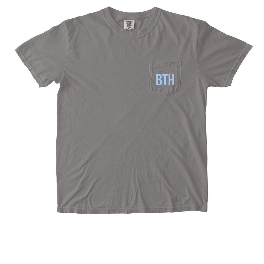 Life is Hard - Raise Chickens, a Grey Comfort Colors Pocket Tee