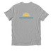 We are Bonkers for Jessica Bichler!, a Granite Grey Heather Allmade Organic Cotton Unisex Tee (back-view)