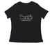 Prayerfully Unbothered&nbsp;, a Black Women's Relaxed V-Neck Tee