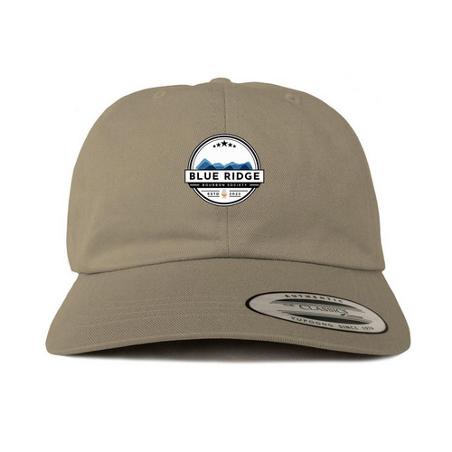 Blue Ridge Bourbon Society Official Gear, a Khaki Printed Classic Baseball Cap