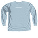 MomLife Comfort Colors LS Tee, a Chambray Comfort Colors Long Sleeve Tee (back-view)