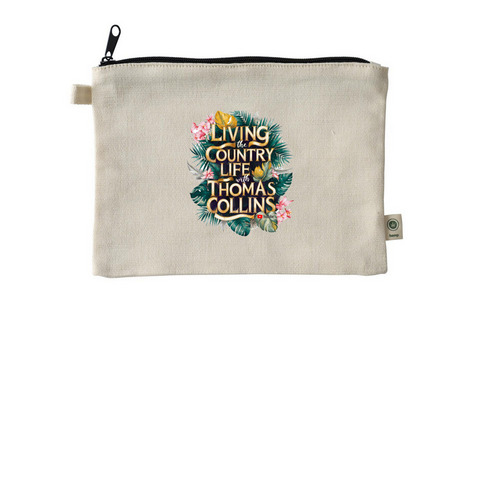 Women's little pouch, a Natural 9"x7" Hemp Blend Pouch