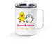 Team Eleanor - Travel Mugs, a White Stainless Steel Travel Mug