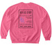 HAS26, a Pink Lemonade Softstyle Crewneck Sweatshirt (back-view)