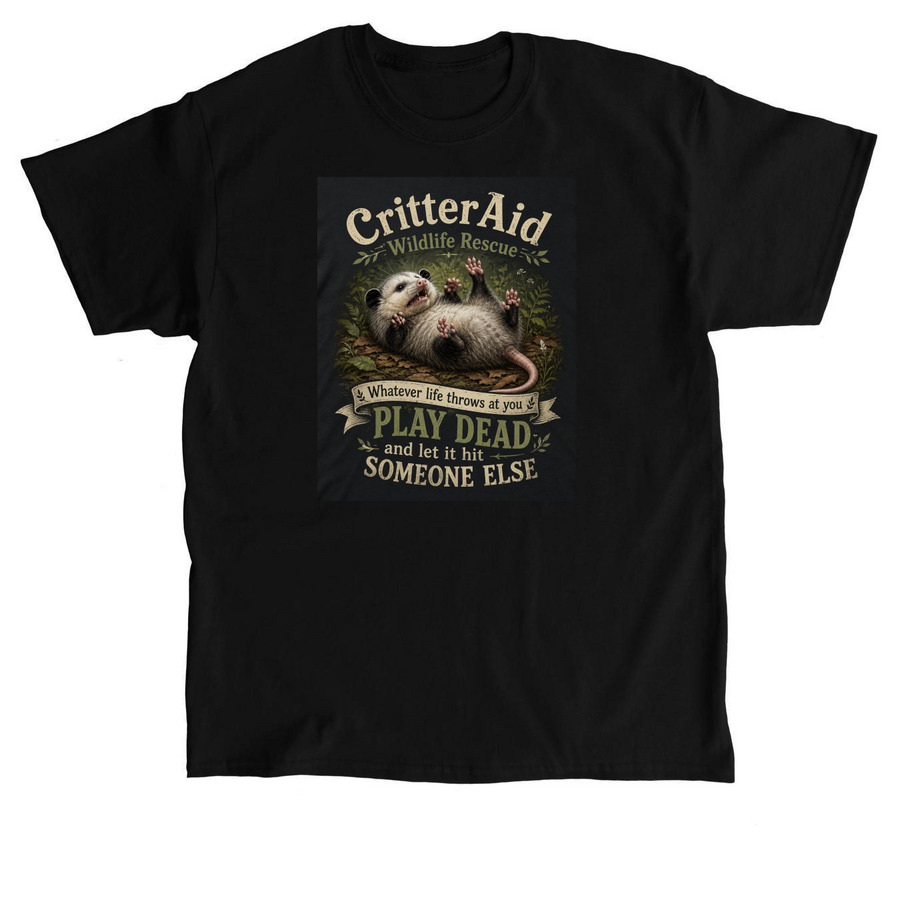 Opossums, a Black Classic Unisex Tee