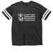 Gothic Lakes Independent Booksellers Assoc., a Vintage Smoke / White Football Jersey Tee