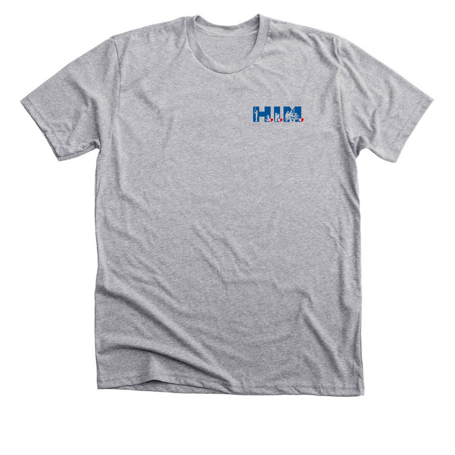 Hearts In Motion, a Athletic Heather Premium Unisex Tee