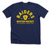 Raiders Boston Hockey T Shirt, a Solid Navy Blend Premium Unisex Tee