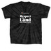 Respect the Land You Stand Upon, a Black Classic Tie Dye Tee